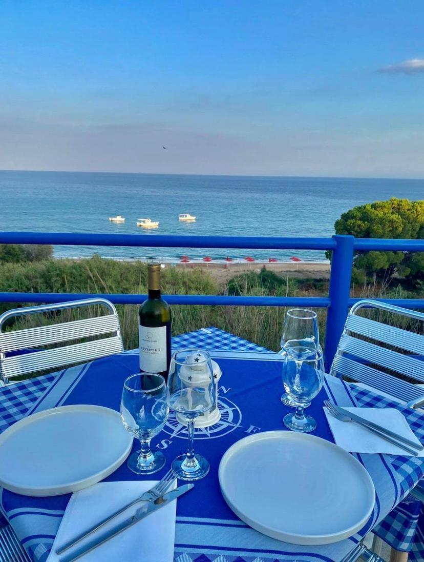 De La Plage Hotel Koroni Exterior foto