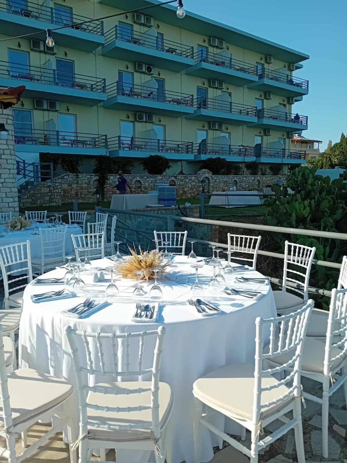 De La Plage Hotel Koroni Exterior foto