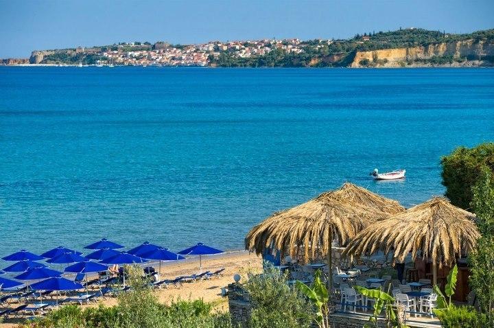 De La Plage Hotel Koroni Exterior foto